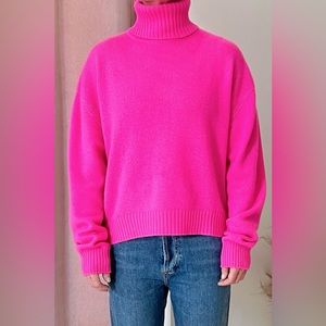 Jumper1234 NWT Neon Pink Cashmere Sweater